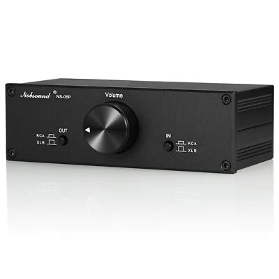 NOBSOUND Mini Fullybalanced/singleended Passive Preamp Hifi Preamplifier Xlr/rca Volume C
