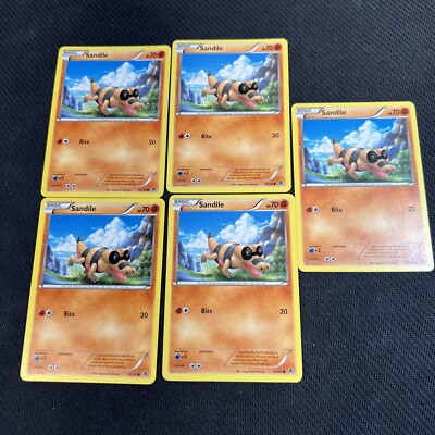 Sandile 60/98 Emerging Powers Pokemon Card Non-Holo 5