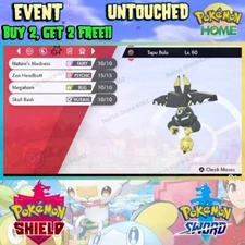 Tapu Bulu Shiny🔥2019 International Challenge Event🔥Pokémon Sword and Shield