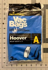 Home Care Vac Bags Hoover Type A Bissell Upright Style 2 - 3 BAGS IN PACK
