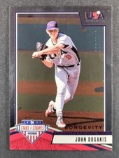 John Doxakis 2019 Panini USA Baseball Stars & Stripes Longevity Base #22 /249