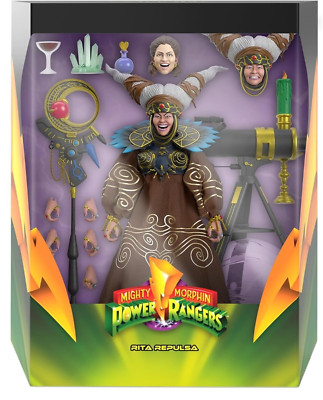 Power Rangers Rita Repulsa Super7 ULTIMATES! 7'' Mighty Morphin Power Rangers NEW
