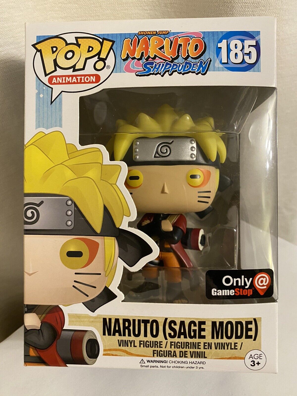  Funko Pop! Animation Naruto Shippuden: Naruto Uzamaki Sage Mode  Special Edition Multicolor Exclusive #185 : Toys & Games