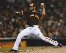 ALEX TORRES SIGNED AUTO'D 8X10 PHOTO POSTER SAN DIEGO PADRES NEW YORK METS B