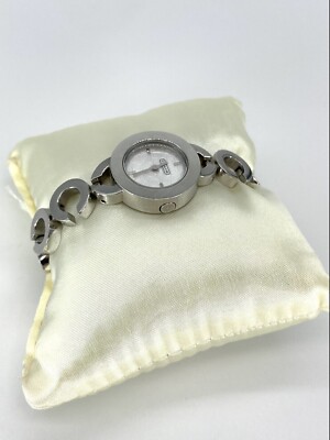 Authentic COACH Krisy Signature C-Link Silver Watch with 