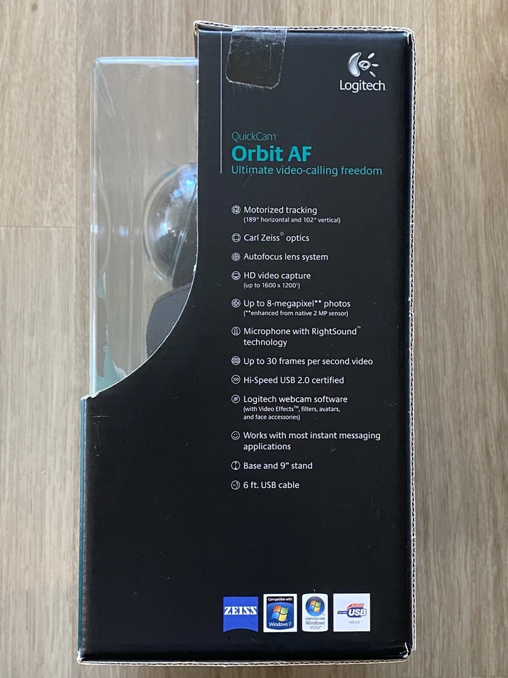 Logitech QuickCam Orbit AF Web Cam • Brand NEW • Factory Sealed - Image 2 of 4