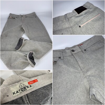 Kayden K Jeans Pants 32x31 Gray Cotton Lycra TaperedLeg LNWOT YGI