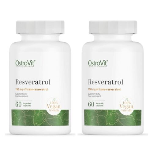 OSTROVIT Resveratrol 150mg 2 x 60 capsules, Vege - 第 1/2 張圖片