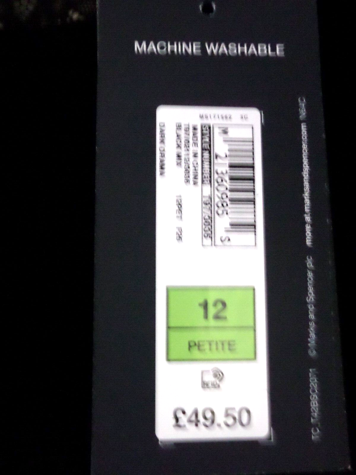 M&S WOMAN'S BLACK EVENING/PARTY DRESS SIZE 12, PETITE FIT RRP £49.50 NEW VGC eBay