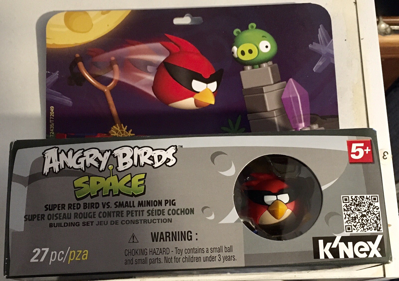 Knex: ANGRY BIRDS SPACE: Super Red Bird V Small Minion Pig (72435/T72049) - Picture 7 of 8
