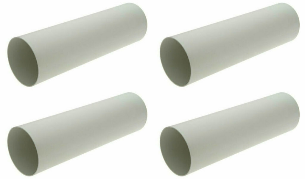 4 x Airvent 404143 Solid Ventilation Duct Sleeves - 100mm x 350mm