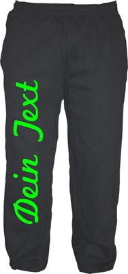 Individuelle Jogginghose NEON - Schreibschrift - Wunschtext Druck - Sweatpants
