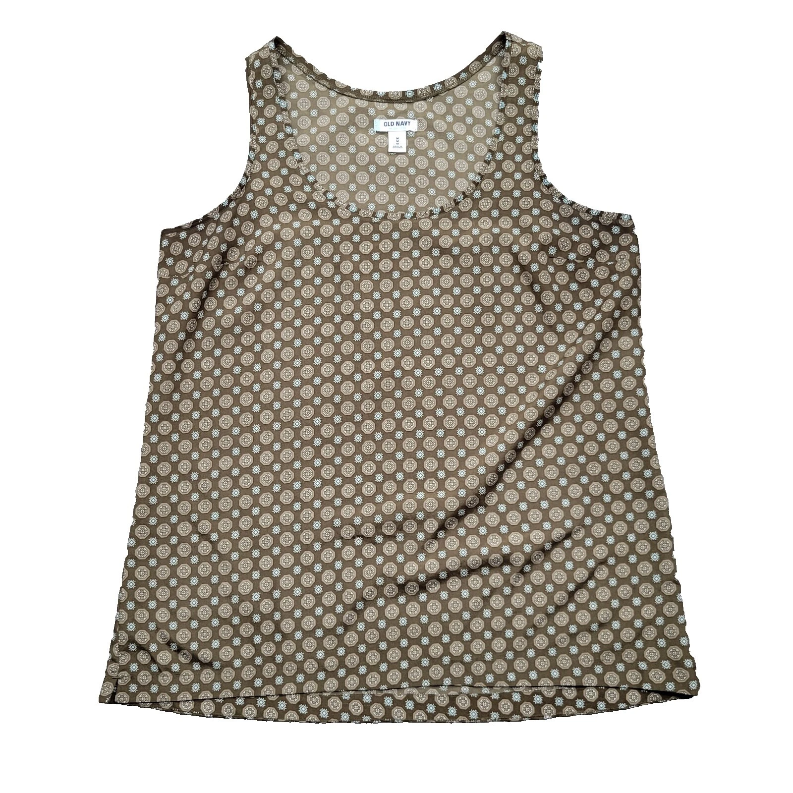 Old Navy Polyester Geometric Tank Tops for Women