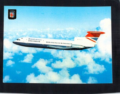 I7770 Transport Aircraft British Airways Trident Two postcard