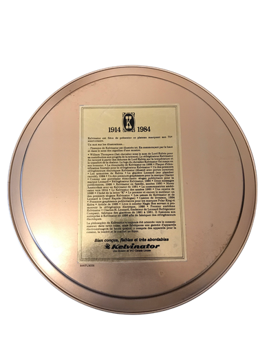 Vtg Rare 1984 Kelvinator Refrigerators 70th Anniversary 1914-1984 Serving Tray - Picture 2 of 2