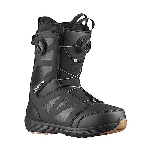 Stivali Salomon Launch BOA SJ BOA nuovi nero nero bianco 8 5!