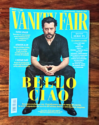 Vanity Fair Magazin SCHÖNES HALLO TODARBEIT SPECIAL TV SERIE 1 SEPTEMBER 2021