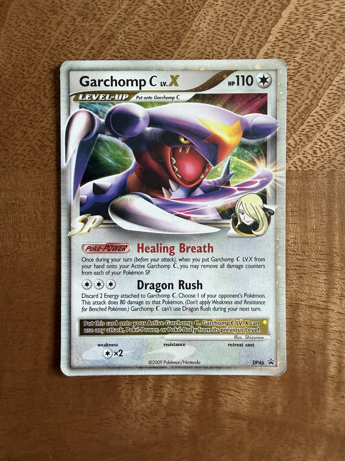 Pokemon Garchomp C LV.X DP46 Diamond and Pearl Holo MP Condition