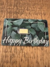 Limited Edition C Hafner 1 GRAM Gold Bullion Bar 4388.70 per troy oz