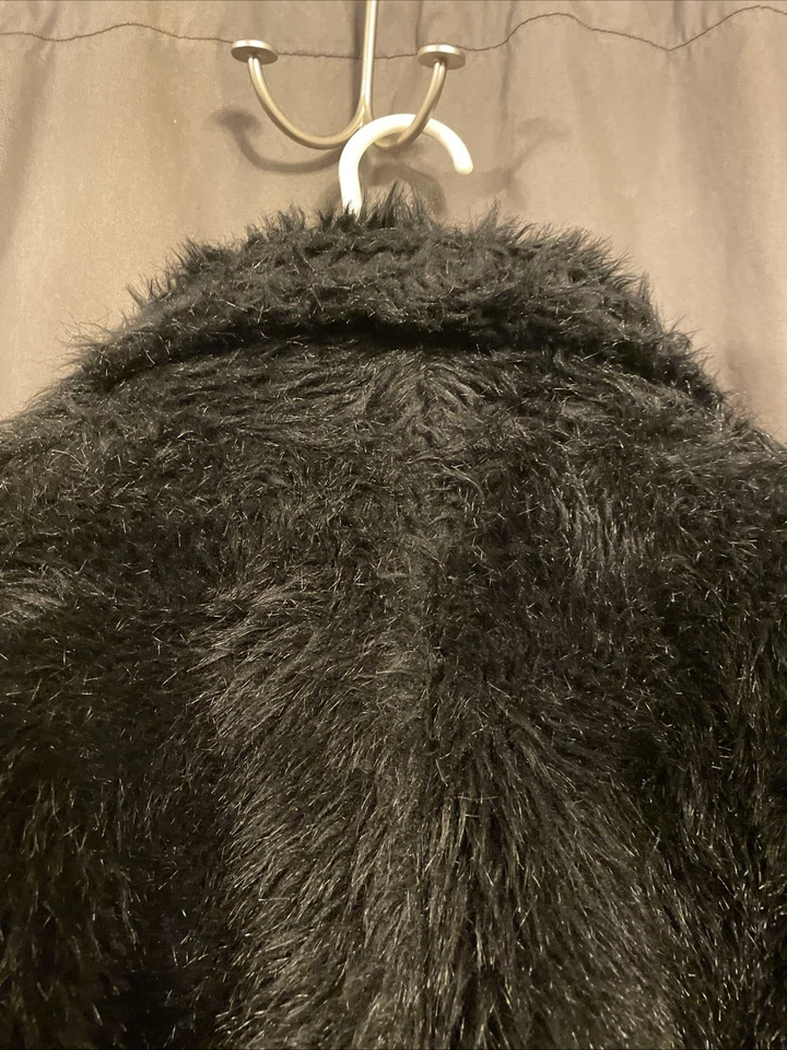 Chaqueta de piel sintética vintage, para mujer talla mediana, gótica, glam, rock, Y2K Foto 4 de 4