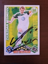 Topps Match Attax Zvjezdan Misimovic VfL Wolfsburg Original Signiert Signed