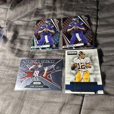 Kirk Cousins (4) Card Lot Rookie Card (2) Numberd Cards Raiders Vikings Falcons