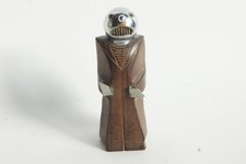 Salière figurative ébène de Macassar Art déco (76278)