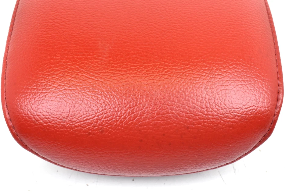 Conjunto de reposacabezas de cuero rojo asiento delantero Ford Mustang 2005-2009 OEM Foto 2 de 4