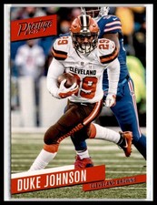 Duke Johnson 2017 Panini Prestige #84 Cleveland Browns