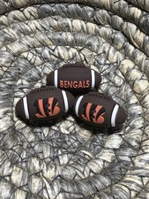 Bengals Footballs Silicone Focal Beads DIY Crafts Beadable Pens Pcs 3