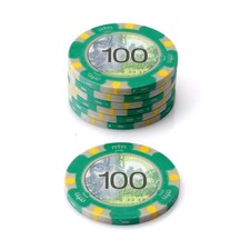 50 x $100 Aussie Currency Poker Chip 14g Clay Casino Gambling Premium Grade NEW