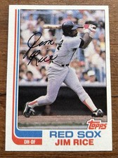 Jim Rice 1982 Topps card #750 NM+ HOF Boston Red Sox MLB