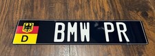 Bmw Euro Style License Plate Custom German European Tag Any Text Bmw Euro Style License Plate Custom German European Tag Any Text