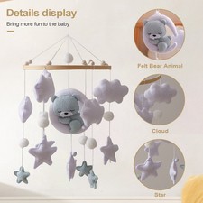 Crib Mobile For Boys Or Girls Friends Musical Baby Crib Mobile Bear Nursery Toy