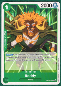 Roddy OP08-033/170 Two Legends Common One Piece TCG