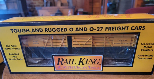RAIL KING - MTH-O Scale New York Central Stock Car 3 Rail MT-7101 BOXED (C82)GB47 | Zustand: Used