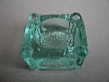 ADAMS &Co/US GLASS LIGHT BLUE CABINET OPEN SALT CELLAR, c1880-1910