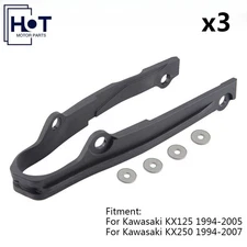 3Pcs Chain Slider Guards & Guides For Kawasaki 125 250 KX125 KX250 1994-2005