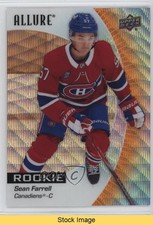 2023-24 Upper Deck Allure Rookies Orange Slice Sean Farrell #143 READ 2fn
