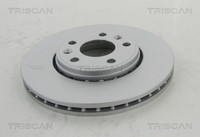 2X Triscan Bremsscheibe Coated 8120 25156C FüR Renault KZ0 Megane ScÉNic 3 JZ0