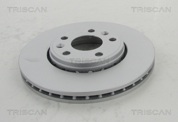 2X Triscan Bremsscheibe Coated 8120 25156C FüR Renault KZ0 Megane ScÉNic 3 JZ0-image