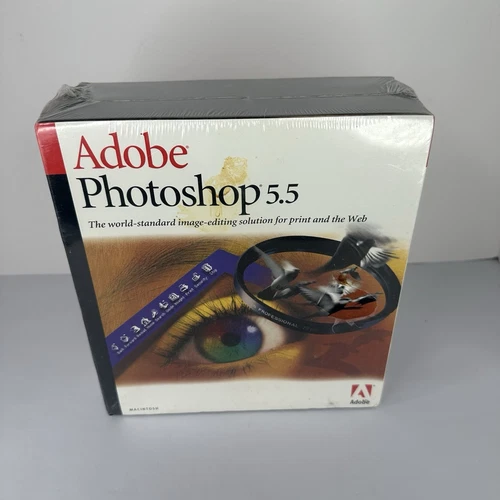 1999 Adobe Photoshop 5.5 For Mac Macintosh New Sealed