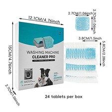 Uproot Clean Washing Machine Cleaner Tablets - 24 Pack for a 12 Month Supply. Fo