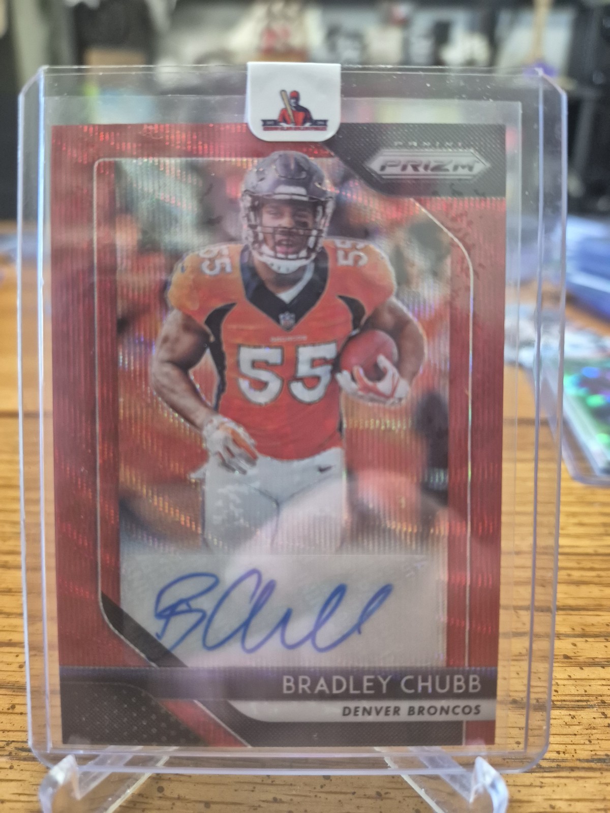Bradley Chubb Panini Origins Rookie Autographs #RABC Red