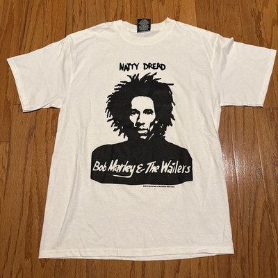 ZION ボブマーリー ナッティドレット Tシャツ M Vintage 2008 Bob Marley Natty Dread White T Shirt Large Zion