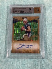 2019 Panini Donruss Elite  Jarrett Stidham Gold Auto Rookie 4/5 BGS 9