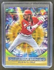 2025 Topps Pristine Elly De La Cruz Precisionaries Gold Refractor #/50 Reds