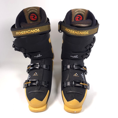 Rossignol Power 9.3 Herren Skischuhe Schwarz Gold Größe 27,5 UK 8,5 Micro Adjust