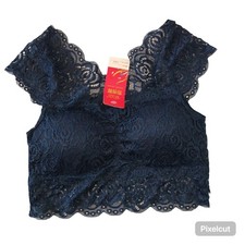 Non-wired soft comfort embroidery bra everyday wear padded