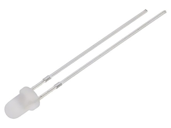 10X OSO5JA3162A Led Orange 3 Mm 150-220Mcd 60° Front: GewöLbt 2,1-2,6VDC Rund Op-image